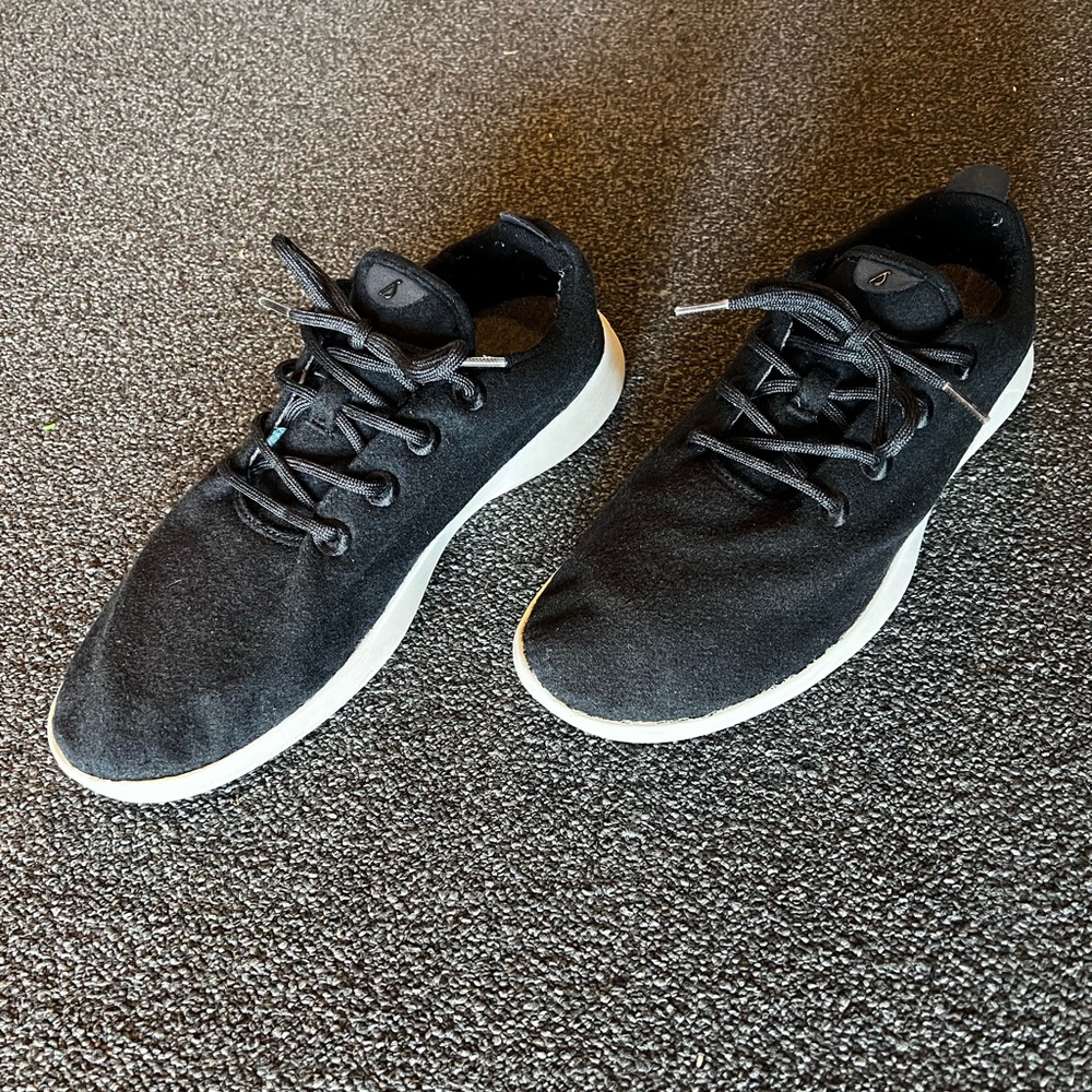 Men's Allbirds Wool Runners dark navy Athletic Shoes size 14